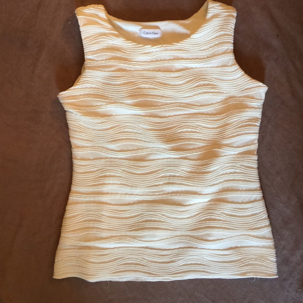 Calvin Klein Ruffle Top